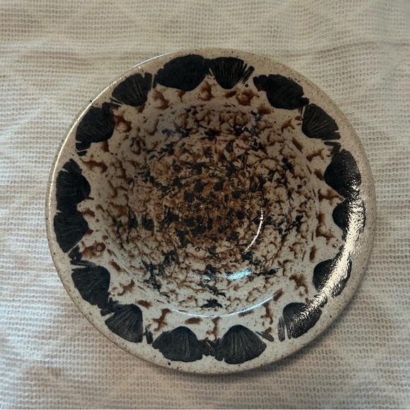 Baldwin Studio pottery bowl glossy glaze stoneware earthenware ceramic signed - Picture 1 of 5